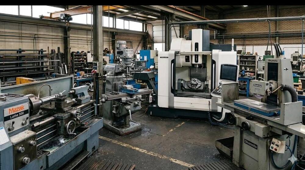 Gulf Welding Services machine shop and workshop floor
